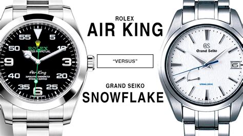 Rolex vs. Grand Seiko: Snowflake vs. Air King: 116900 vs. SBGA211